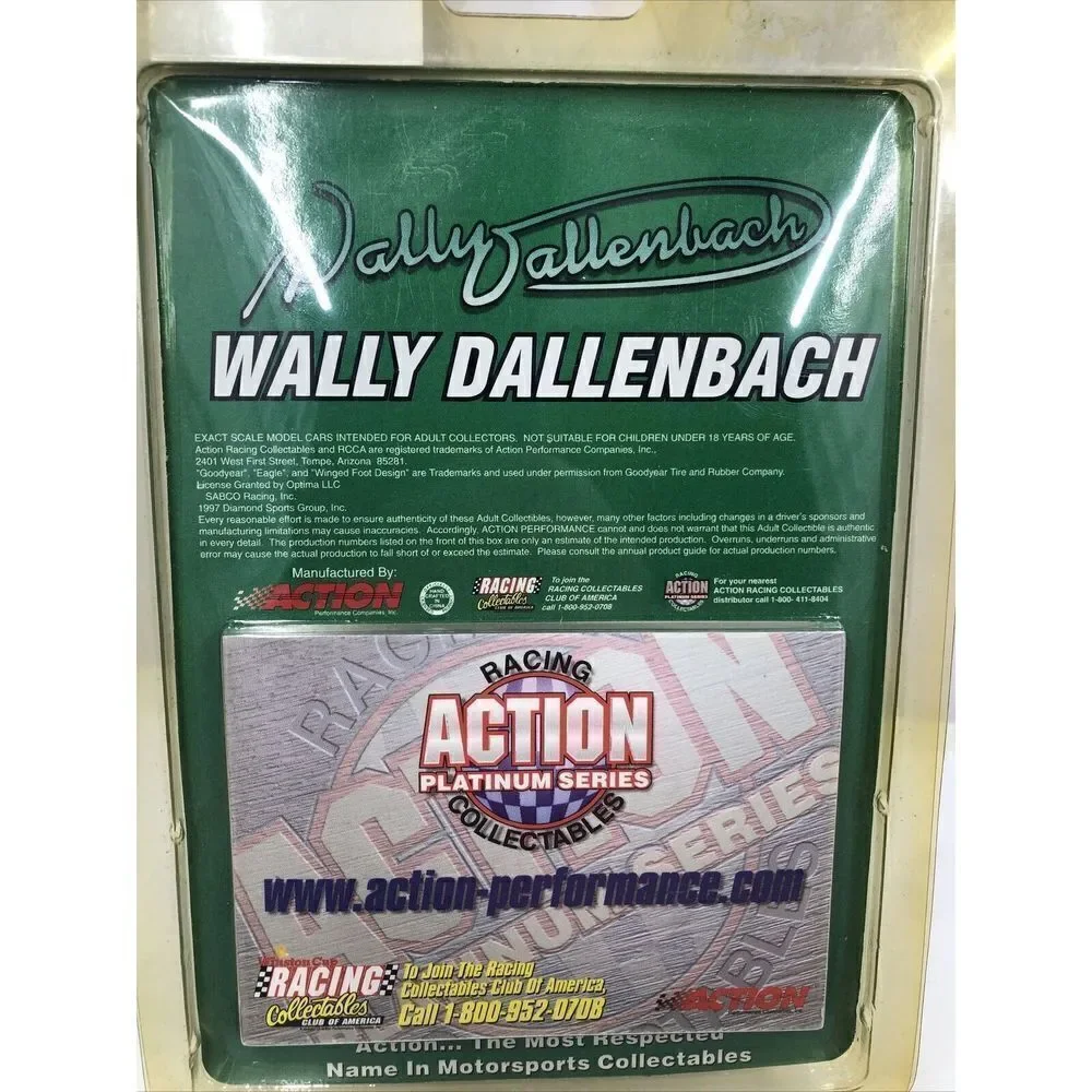 1997 Action Wally Dallenbach First Union 1/64 Scale Stock Car. Limited Edition